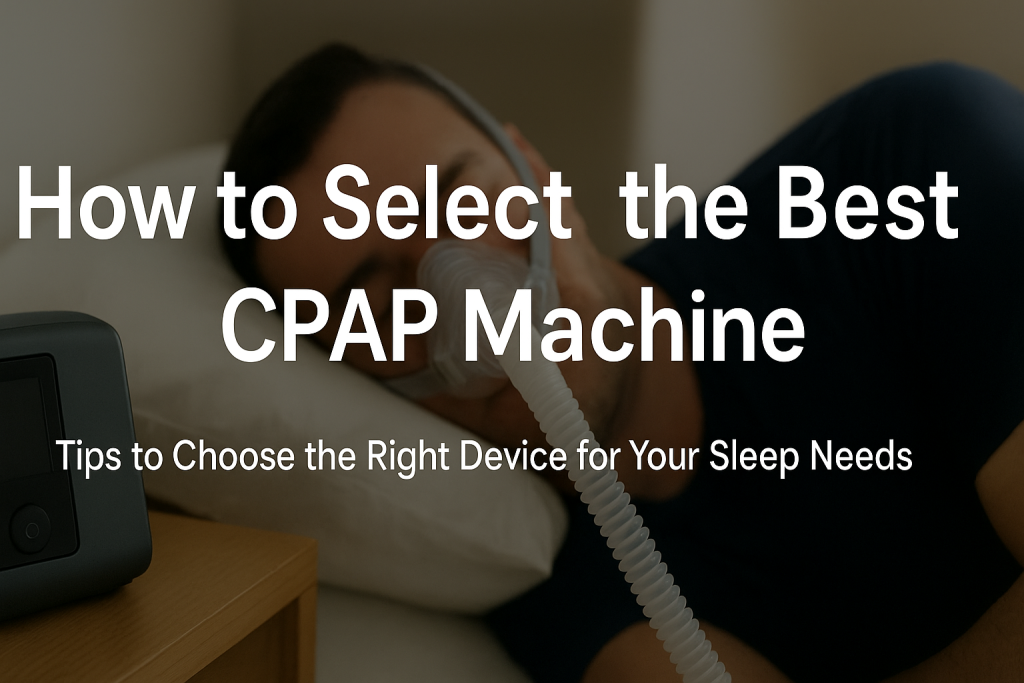 How to Select the Best CPAP Machine