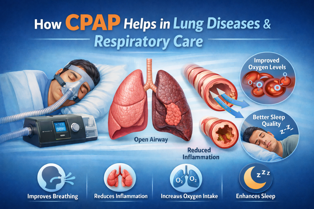 How CPAP Helps in Lung Diseases & Respiratory Care | CPAP.pk